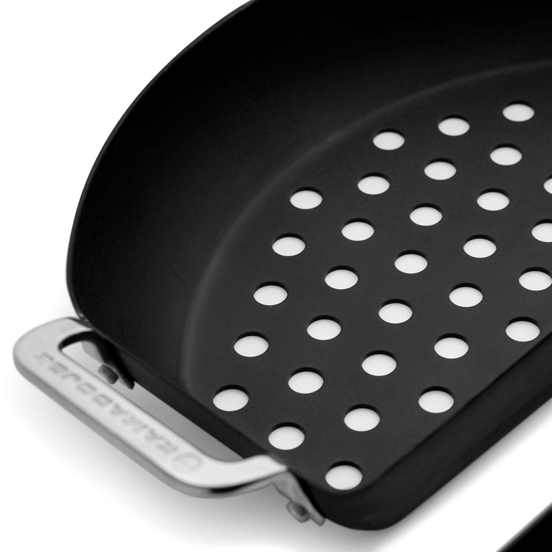 Load image into Gallery viewer, Kamado joe karbon steel half moon pan set bak- braadpan
