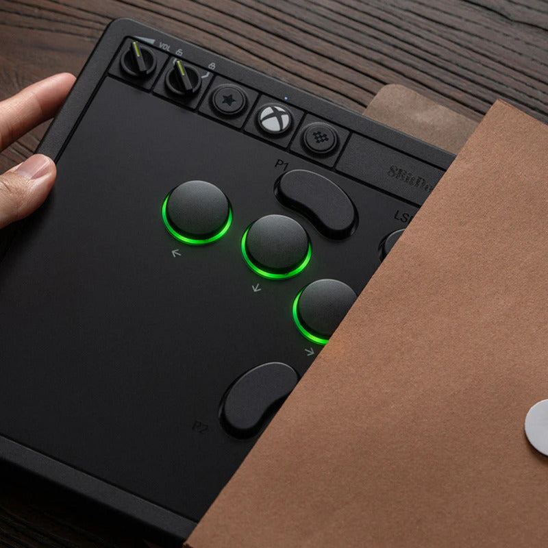 Load image into Gallery viewer, 8bitdo arcade controller for xbox (zwart, 2.4 ghz usb, xbox series x|s, xbox one, pc)
