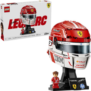 Lego editions scuderia ferrari hp helm van charles leclerc f1 auto bouwpakket voor kinderen 43014