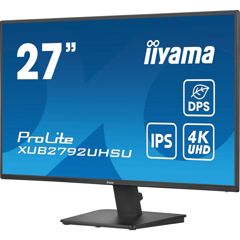 Load image into Gallery viewer, Iiyama prolite xu2792uhsu-b6 27 4k uhd monitor (zwart, hdmi, displayport, 3x usb-a, usb-b, usb-c)
