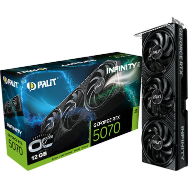 Palit geforce rtx 5070 infinity 3 oc grafische kaart (dlss 4, 3x displayport, 1x hdmi 2.1)