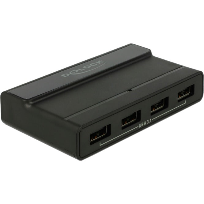 Load image into Gallery viewer, Delock externe usb 3.2 gen 2 4 port hub 10gbps usb-hub (zwart)
