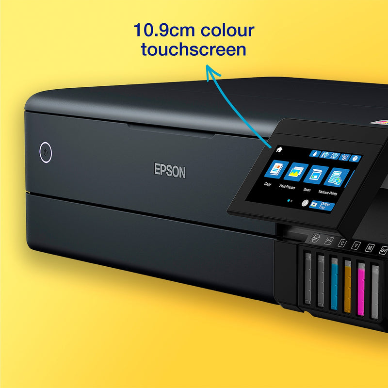 Load image into Gallery viewer, Epson ecotank et-8550 all-in-one inkjetprinter (zwart, usb, wlan, scannen, kopiëren)
