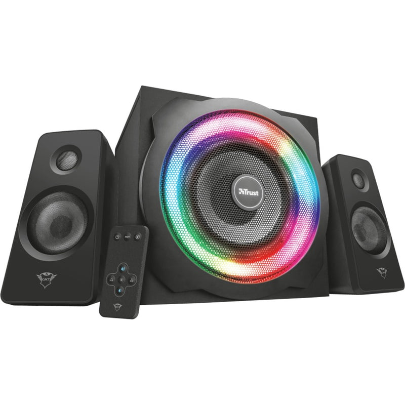 Load image into Gallery viewer, Trust gxt 629 tytan rgb illuminated 2.1 speaker set pc-luidspreker (zwart)
