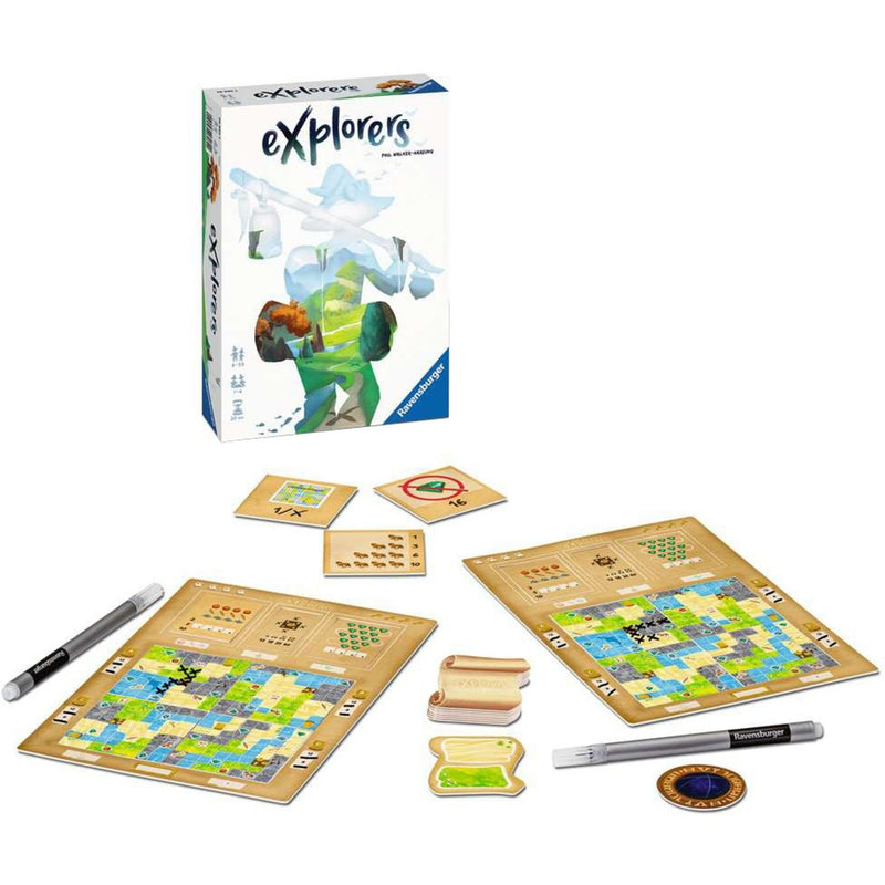 Load image into Gallery viewer, Ravensburger explorers bordspel (engels, 1 - 4 spelers, 20 - 30 minuten, vanaf 8 jaar)
