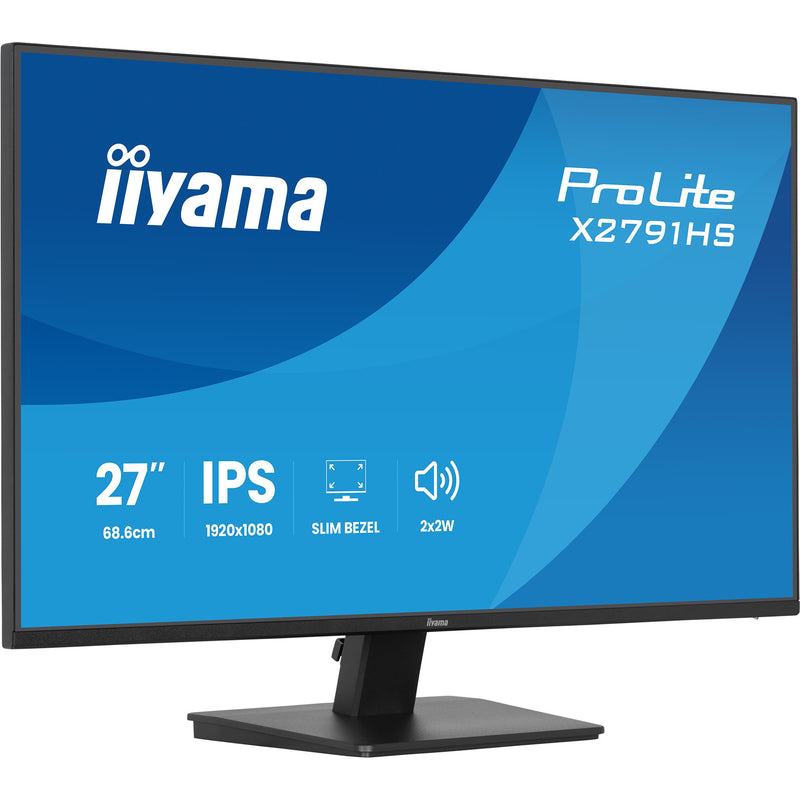 Load image into Gallery viewer, Iiyama prolite x2791hs-b1 27 monitor (zwart (mat), 120 hz, hdmi, displayport, audio)

