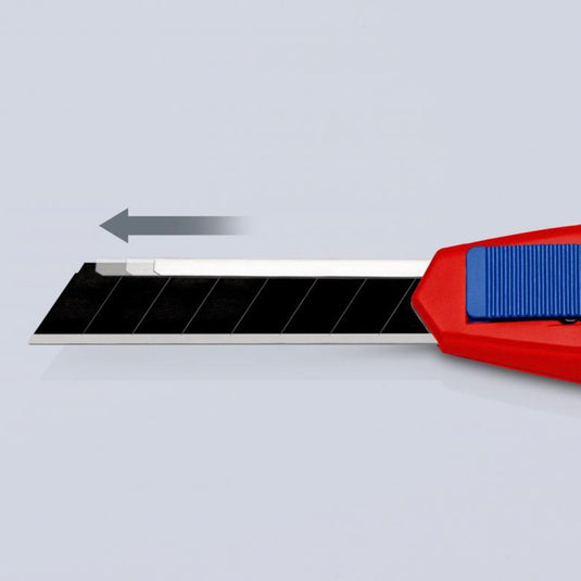 Knipex cutix universele mes stanleymes (rood blauw, incl. 2 mesbladen)