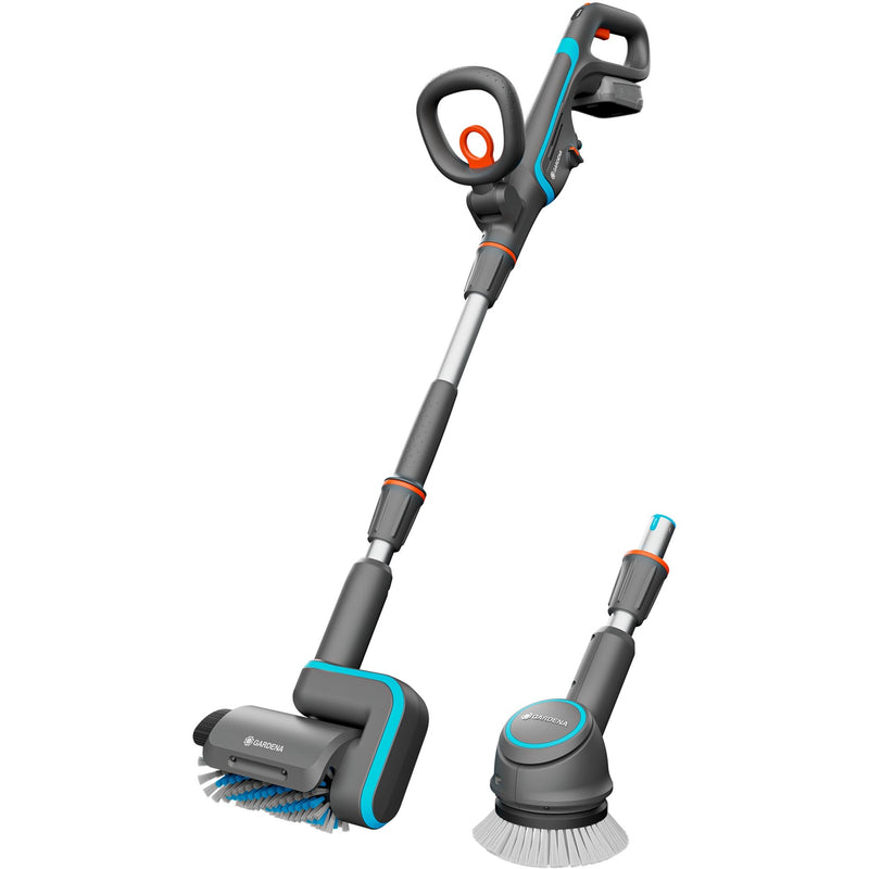 Load image into Gallery viewer, Gardena accu-multireiniger aquabrush universal 04 18v p4a set vloerreiniger (grijs turquoise, 14842-20)
