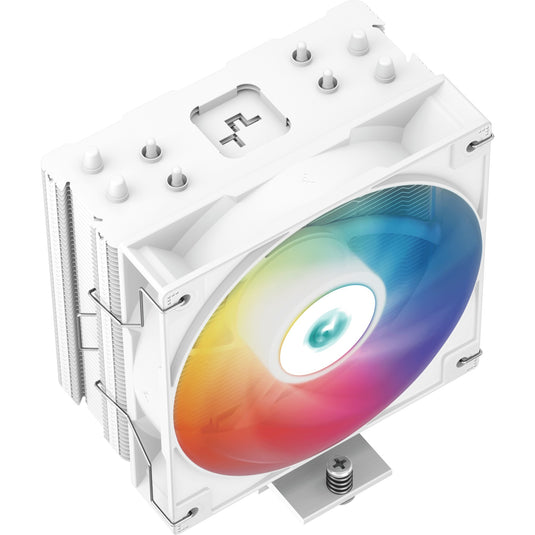 Deepcool ag400 wh argb cpu-koeler (wit)