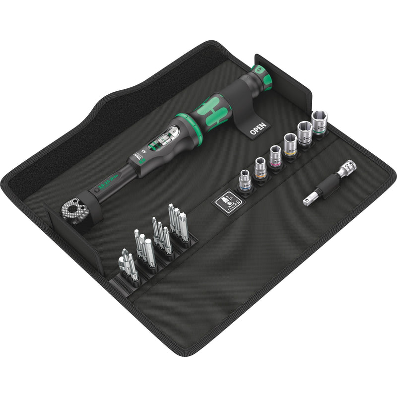 Load image into Gallery viewer, Wera click-torque a6 set 1 - torque wrench 1 4 (2.5-25nm)

