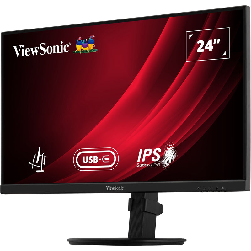 Load image into Gallery viewer, Viewsonic vg2409-mhdu-2 24 monitor (zwart, 1x hdmi, 1x displayport, usb-c, usb-a, usb-b,100 hz)
