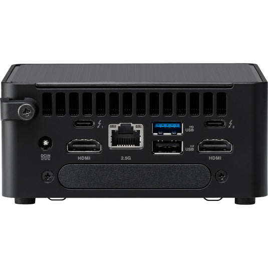 Asus nuc 14 pro tall kit rnuc14rvhi300002i barebone (zwart | core 3 100u | intel graphics)
