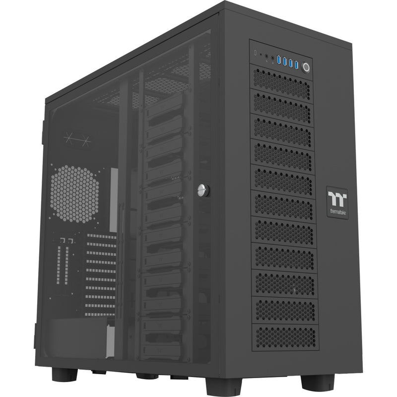 Load image into Gallery viewer, Thermaltake ax700 tg big tower behuizing (zwart | 4x usb-a | 1x usb-c | tempered glass)
