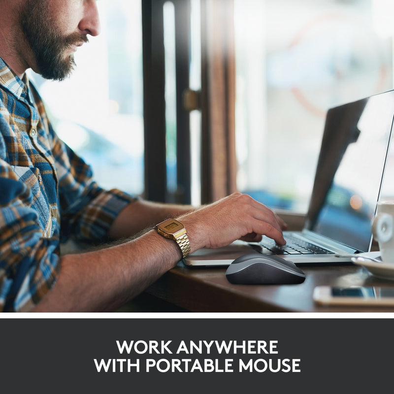 Load image into Gallery viewer, Logitech wireless mouse m185 (grijs, retail)
