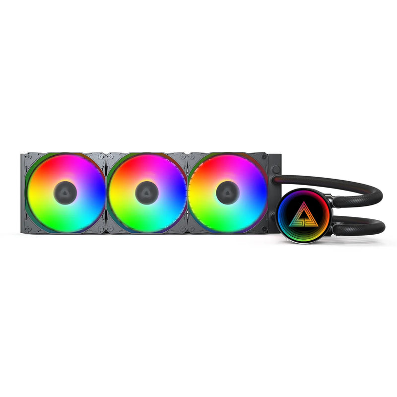 Load image into Gallery viewer, Montech lightflow argb 360 waterkoeling (zwart)
