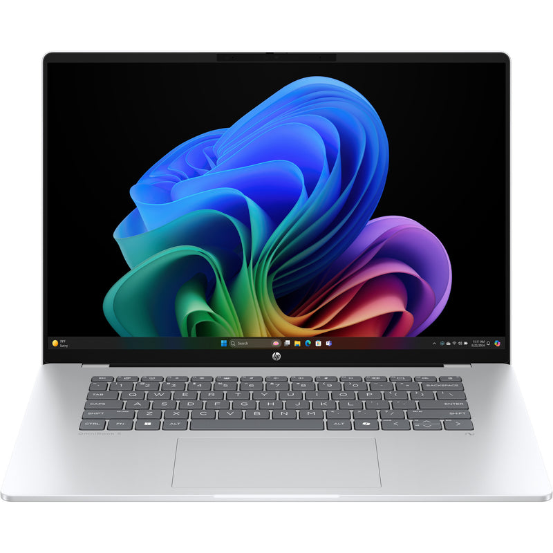 Load image into Gallery viewer, Hp omnibook 5 16-bf0001nd (c0lg5ea) 16 copilot+ laptop (zilver | snapdragon x1-26-100 | qualcomm adreno gpu | 16 gb | 512 gb ssd)
