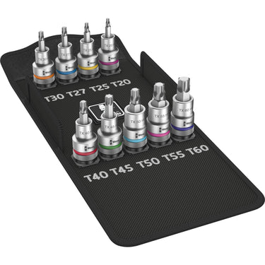 Wera 8767 hmc hf 1 zyklop bit-doppen-set torx dopsleutel (9-delig)