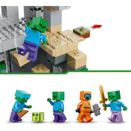 Lego minecraft zombiekerker speelgoed voor kinderen en gamers vanaf 8 jaar - 21587