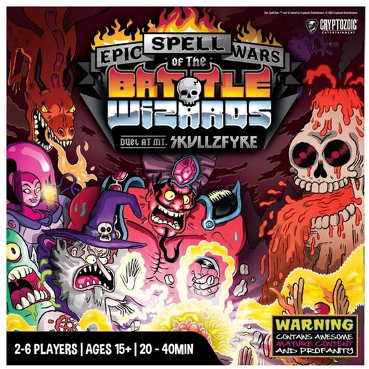 Pic european player network e spell wars of the battle wizards: duel at mt. skullzfyre kaartspel (engels, 2 - 6 spelers, 30 minuten, vanaf 15 jaar)