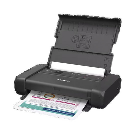 Canon maxify bx110 inkjetprinter (zwart, usb-c, wlan, accu inbegrepen)