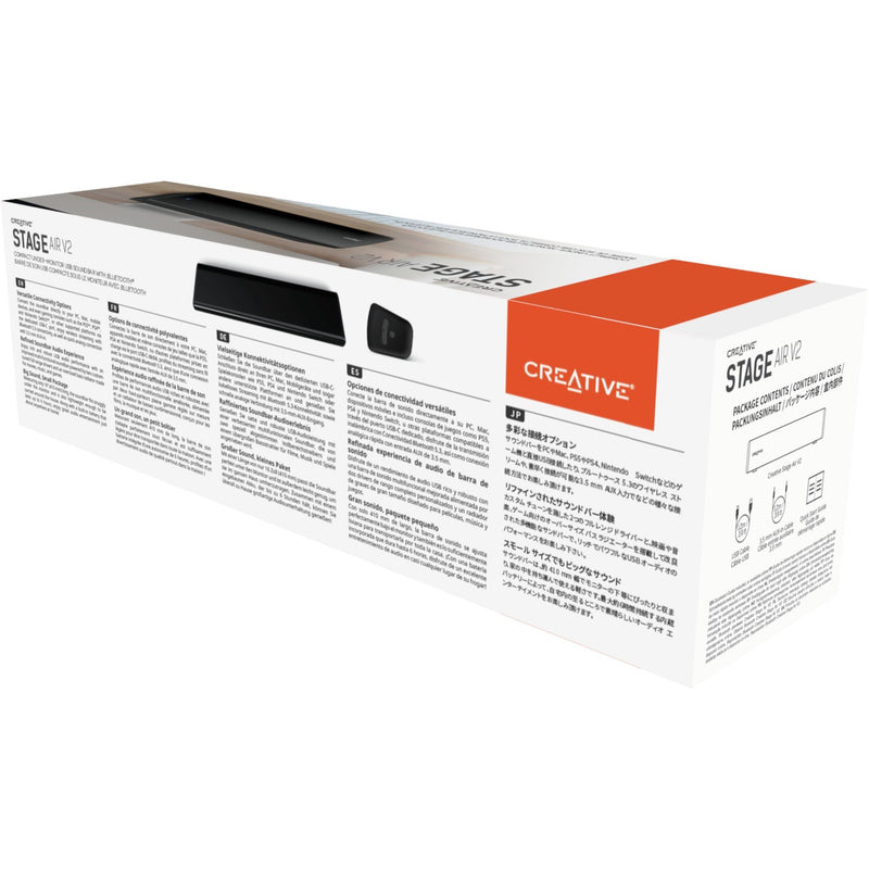 Load image into Gallery viewer, Creative stage air v2 soundbar (zwart, bluetooth)
