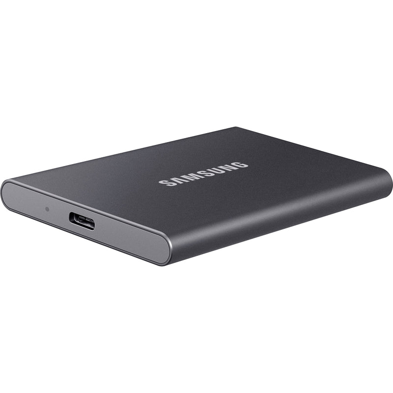 Load image into Gallery viewer, Samsung portable t7 2 tb externe ssd (grijs, mu-pc2t0t ww, usb-a 3.2 (10 gbit s))
