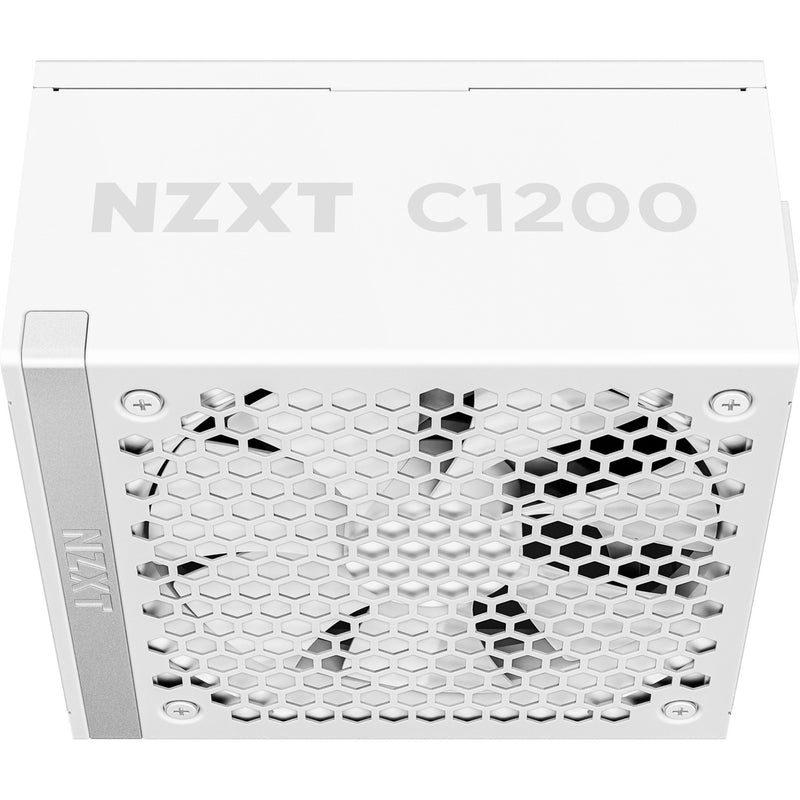 Load image into Gallery viewer, Nzxt c1200 gold atx 3.1 modulaire 1200 watt voeding (wit, 1x 12v-2x6, 3x pcie)
