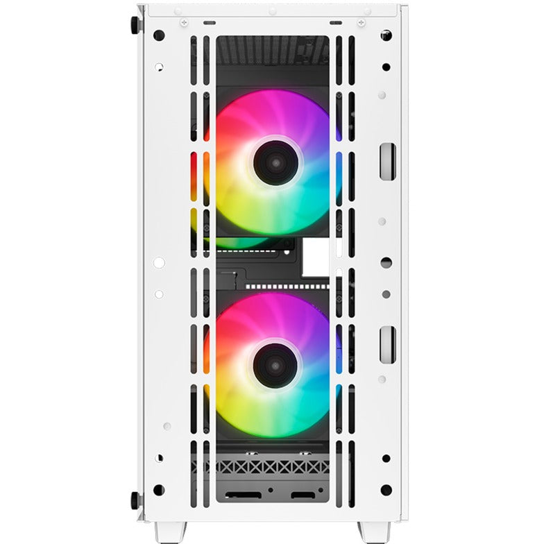 Load image into Gallery viewer, Deepcool cc360 argb midi tower behuizing (wit | 2x usb-a | rgb | tempered glass)
