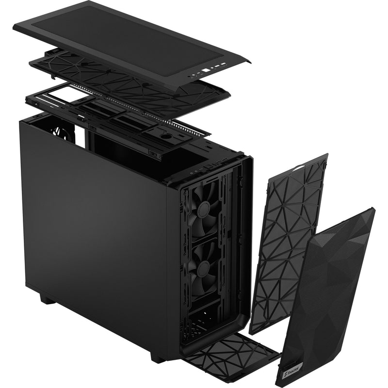 Load image into Gallery viewer, Fractal design meshify 2 midi tower behuizing (zwart | 2x usb-a | 1x usb-c)
