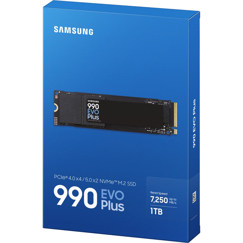 Load image into Gallery viewer, Samsung 990 evo plus 1 tb ssd (mz-v9s1t0bw, pcie 4.0 x4 5.0 x2, nvme 2.0, m.2 2280)
