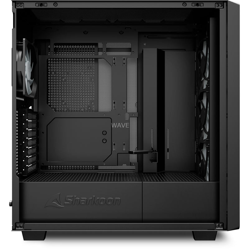 Load image into Gallery viewer, Sharkoon rebel c70m rgb midi tower behuizing (zwart | 2x usb-a | 1x usb-c | rgb)
