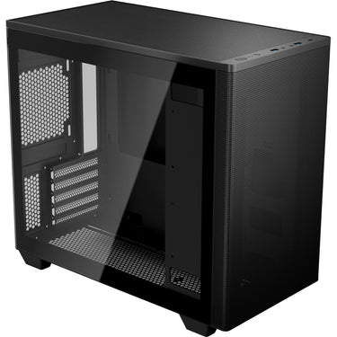 Aerocool stormfront mini mini tower behuizing (zwart | 2x usb-a | 1x usb-c | window)