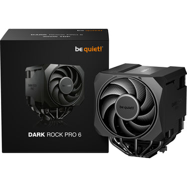 Be quiet! dark rock pro 6 cpu-koeler (zwart, 4-pins pwm fan-connector)