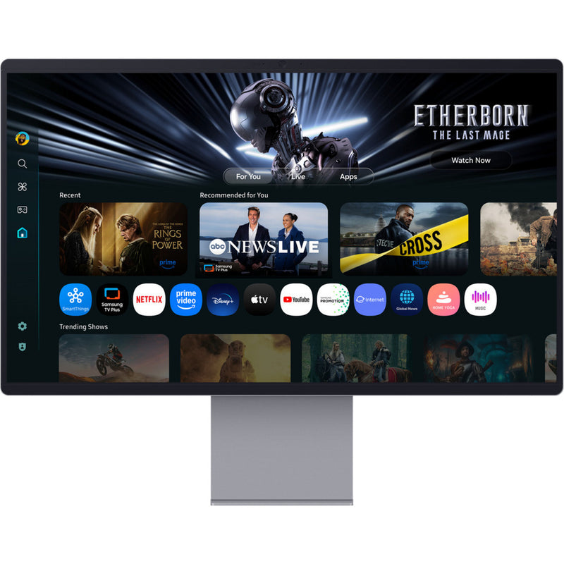 Load image into Gallery viewer, Samsung smart monitor m9 m90sf 32 4k uhd (zilver, hdmi, displayport, 2x usb-a, usb-c, wi-fi 5, bt, 165 hz)
