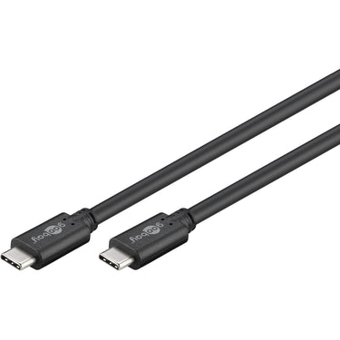 Goobay sync charge super speed usb-c kabel (zwart, 3 meter)