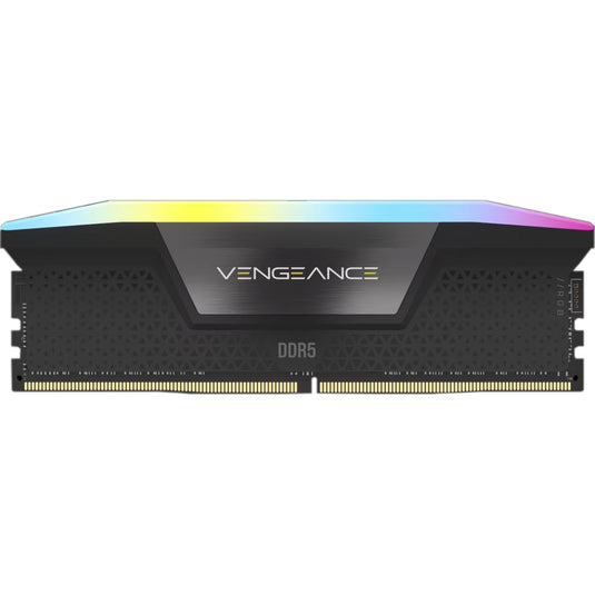 Corsair vengeance rgb 32 gb ddr5-6000 (2x 16 gb) werkgeheugen (zwart, cmh32gx5m2d6000z38, xmp, expo)