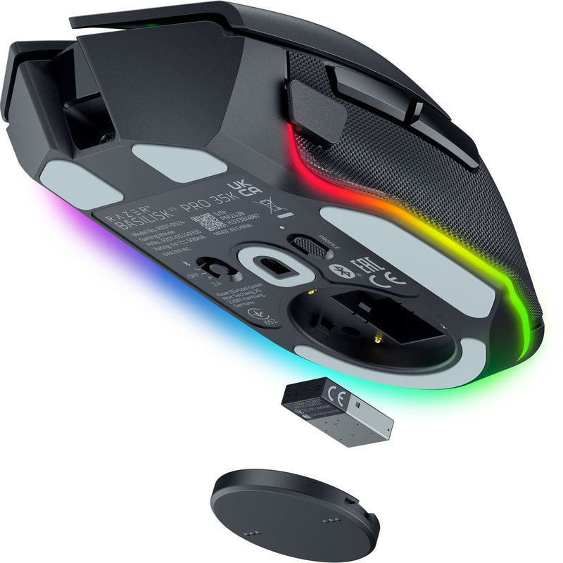 Load image into Gallery viewer, Razer basilisk v3 pro 35k gaming muis (zwart, usb bluetooth hyperspeed wireless, 35000 dpi, chroma rgb)

