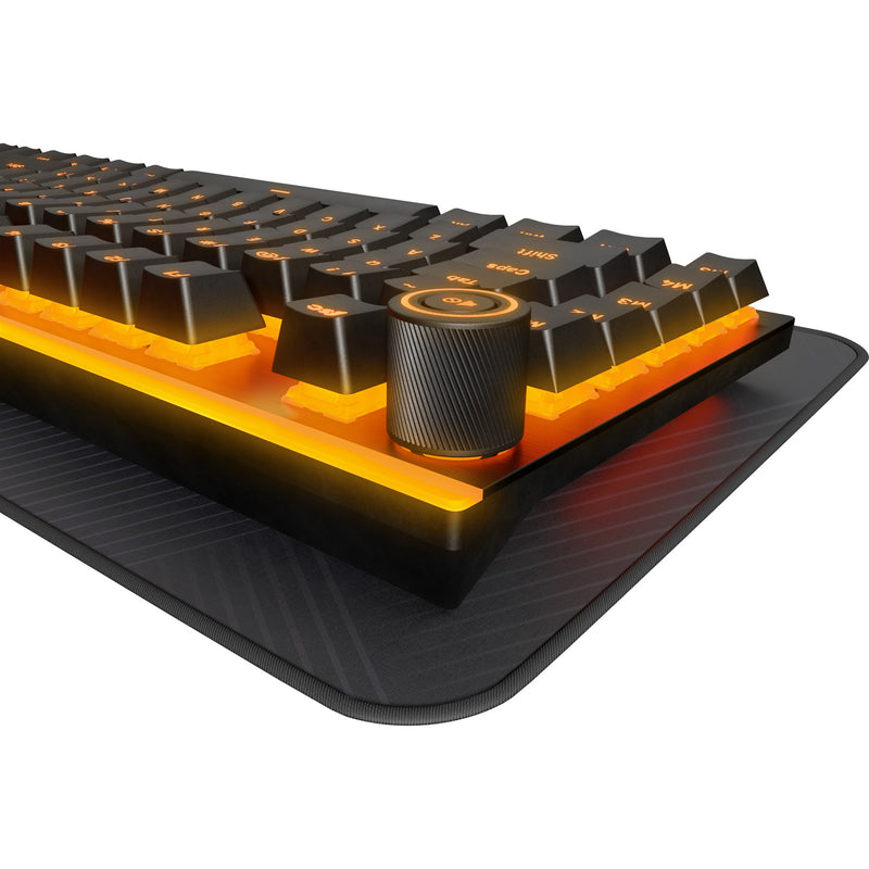 Load image into Gallery viewer, Be quiet! light mount silent linear rgb mechanisch gaming toetsenbord (zwart, us lay-out (qwerty), silent linear, 100%, argb, pbt double-shot keycaps)
