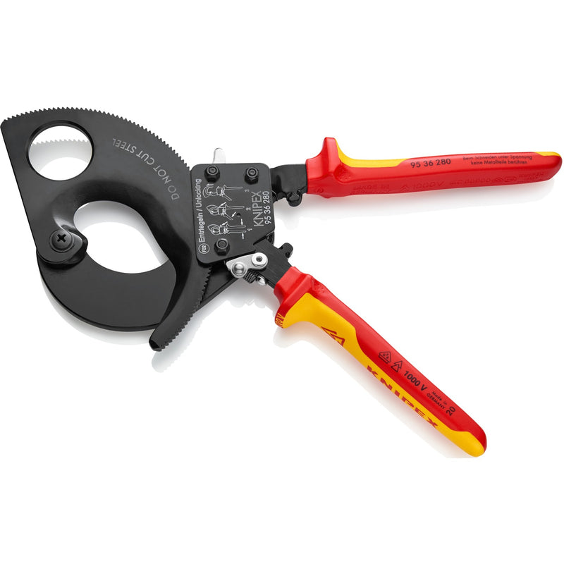Load image into Gallery viewer, Knipex kabelschaar met ratelprincipe 9536280 kniptang
