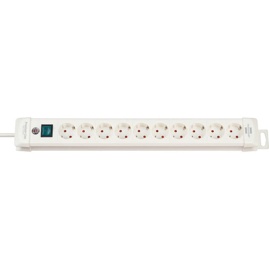 Brennenstuhl premium-line extension socket 10-way stekkerdoos (wit, 1952200100)