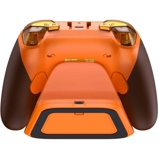Gamesir g7 pro he tri-mode wireless controller - amber flame (oranje, usb 2,4 ghz bluetooth, xbox series x|s, xbox one, pc, android)