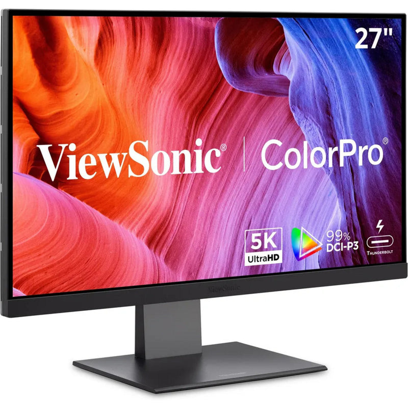 Load image into Gallery viewer, Viewsonic vp2788-5k mac-compatible 27 4k uhd monitor (zwart, 2x thunderbolt 4, 1x hdmi, 1x displayport, usb-a, usb-c)
