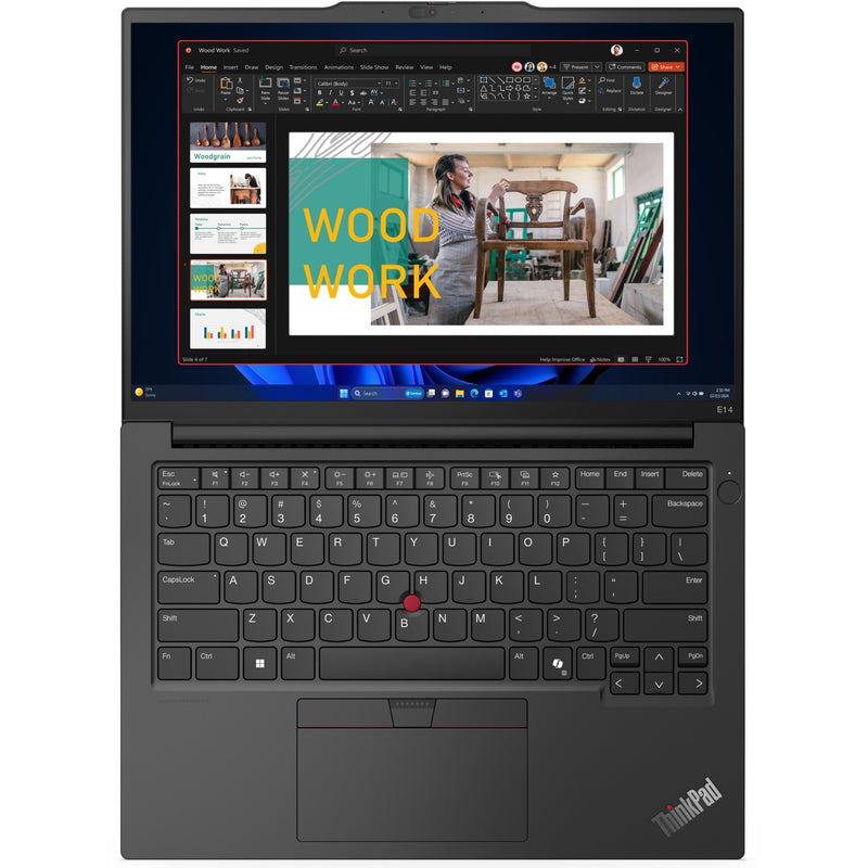 Load image into Gallery viewer, Lenovo thinkpad e14 gen 6 (21m7002ymh) 14 laptop (zwart | core ultra 7 155h | intel arc graphics | 16 gb | 512 gb ssd)

