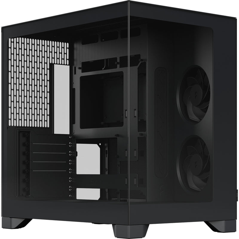 Afbeelding laden in galerijviewer, Fractal design pop 2 vision midi tower behuizing (zwart | 1x usb-a | 1x usb-c | tempered glass)
