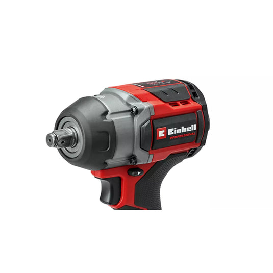 Einhell professional accu slagmoersleutel tp-cw 18 750-c li bl-solo (rood zwart, power x-change, accu en oplader niet inbegrepen)