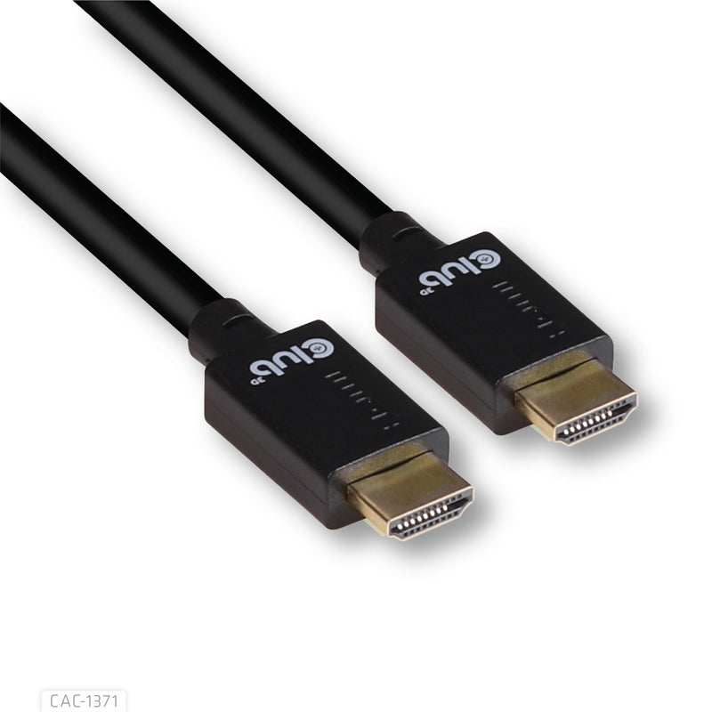 Load image into Gallery viewer, Club 3d gecertificeerde ultra high speed hdmi 2.1 kabel (zwart, 1 meter, 8k)
