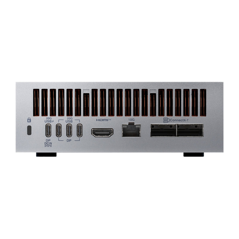 Load image into Gallery viewer, Asus ascent gx10 arm v9.2-a 128 1 mini-pc (donkergrijs | nvidia gb10 grace blackwell | dgx spark | nvlink-c2c | 128 gb | 1 tb ssd)
