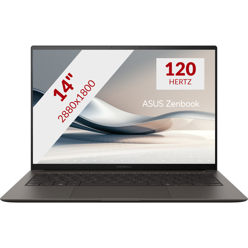 Load image into Gallery viewer, Asus zenbook s 14 ux5406sa-pv029w 14 copilot+ laptop (grijs | core ultra 7 258v | arc graphics 140v | 32 gb | 1 tb ssd)
