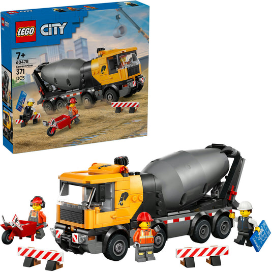 Lego city cement mixer constructiespeelgoed