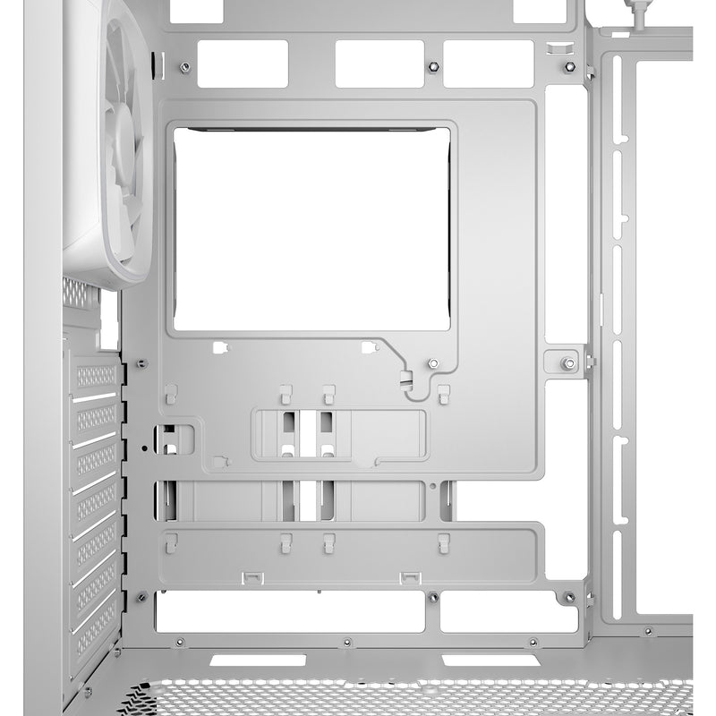 Load image into Gallery viewer, Sharkoon ak5m rgb midi tower behuizing (wit | 2x usb-a | 1x usb-c | rgb | tempered glass)
